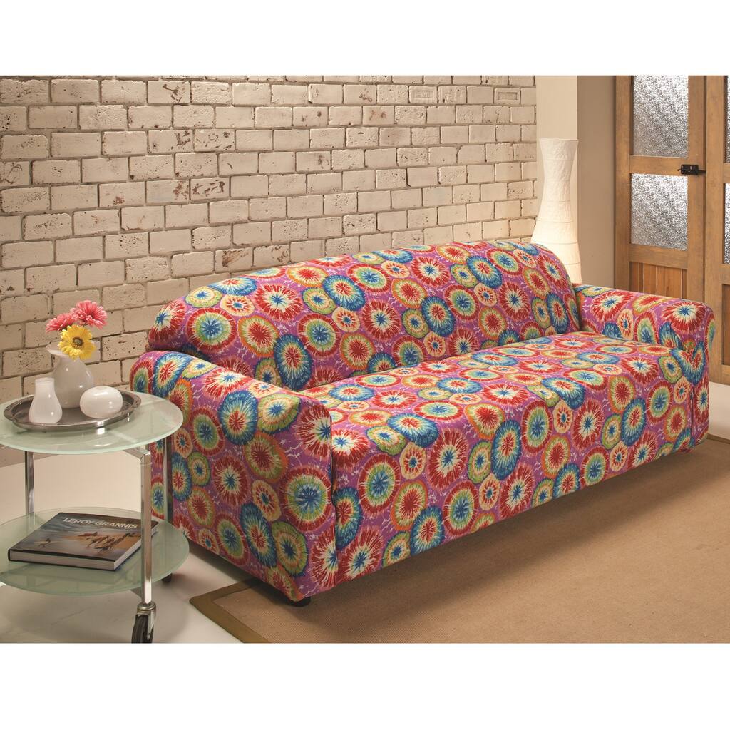 Sanctuary Stretch Jersey Tie-dye Sofa Slipcover