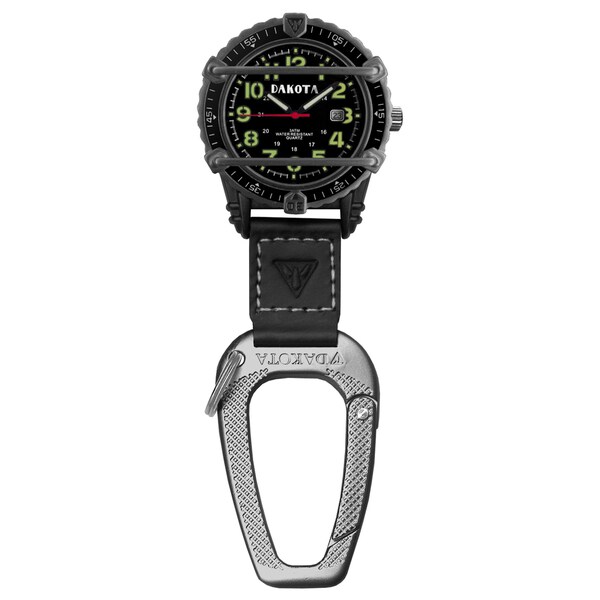 Dakota Men's Phase III Carabiner Clip Watch - 16796124 - Overstock.com ...