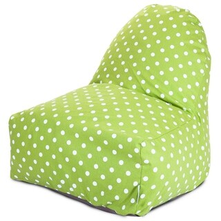 Majestic Home Goods Indoor Small Polka Dot Bean Bag Kick-It Chair - Bed ...