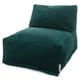 preview thumbnail 7 of 22, Majestic Home Goods Indoor Villa Velvet Bean Bag Chair Lounger 36 in L x 27 in W x 24 in H Marine