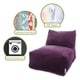 preview thumbnail 24 of 22, Majestic Home Goods Indoor Villa Velvet Bean Bag Chair Lounger 36 in L x 27 in W x 24 in H