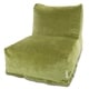 preview thumbnail 19 of 22, Majestic Home Goods Indoor Villa Velvet Bean Bag Chair Lounger 36 in L x 27 in W x 24 in H Apple