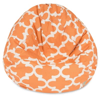 Majestic Home Goods Trellis Classic Bean Bag Chair Small/Large