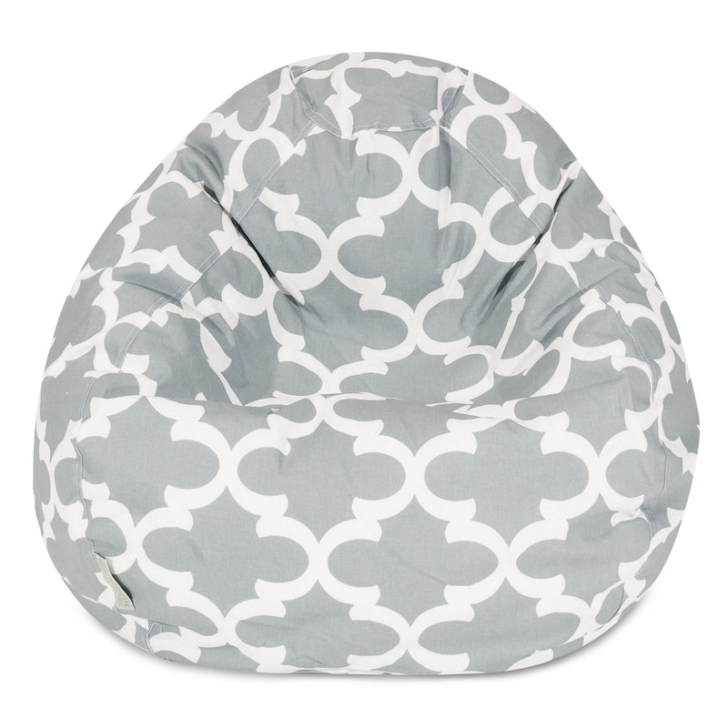 Majestic Home Goods Trellis Classic Bean Bag Chair Small/Large