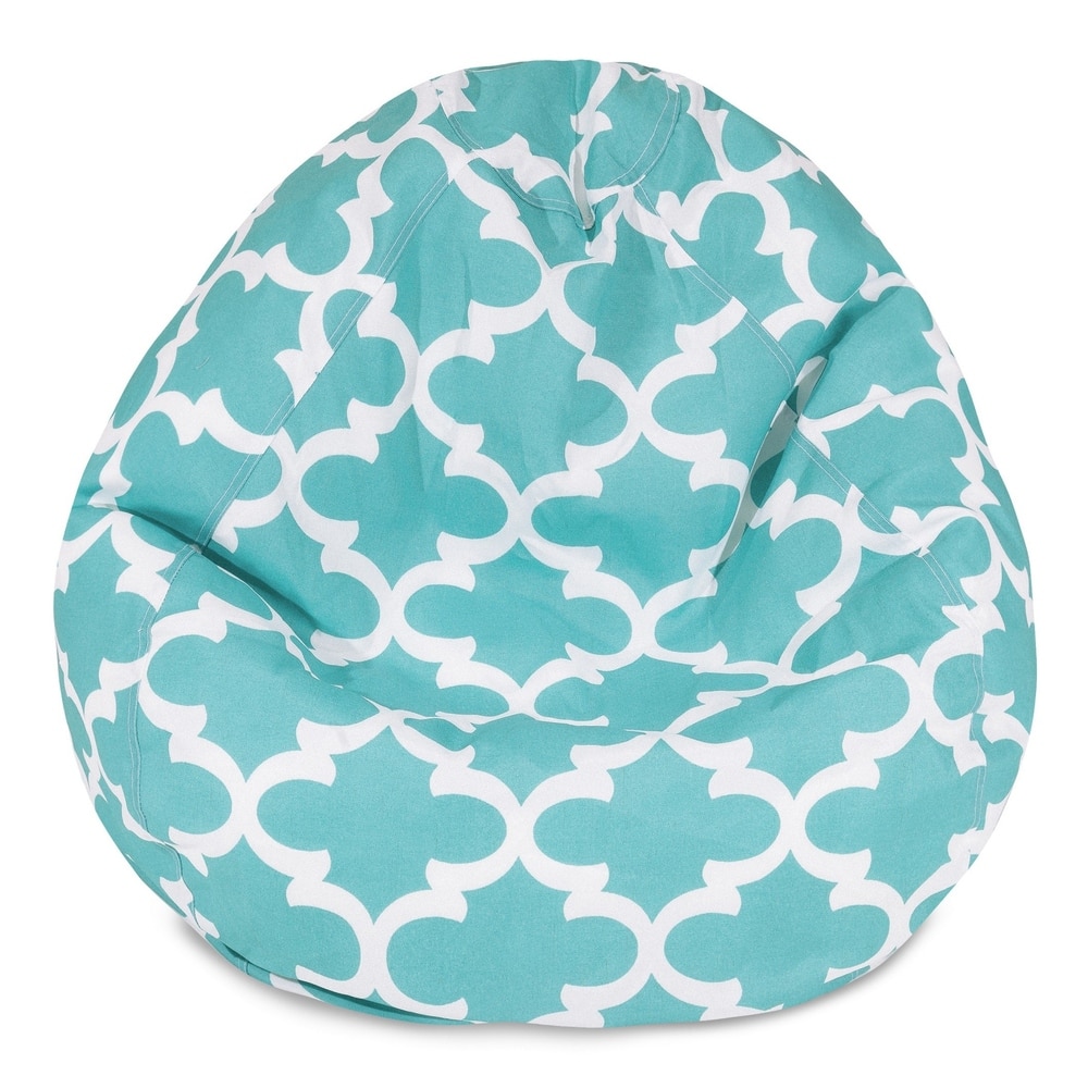 Majestic Home Goods Trellis Classic Bean Bag Chair Small/Large