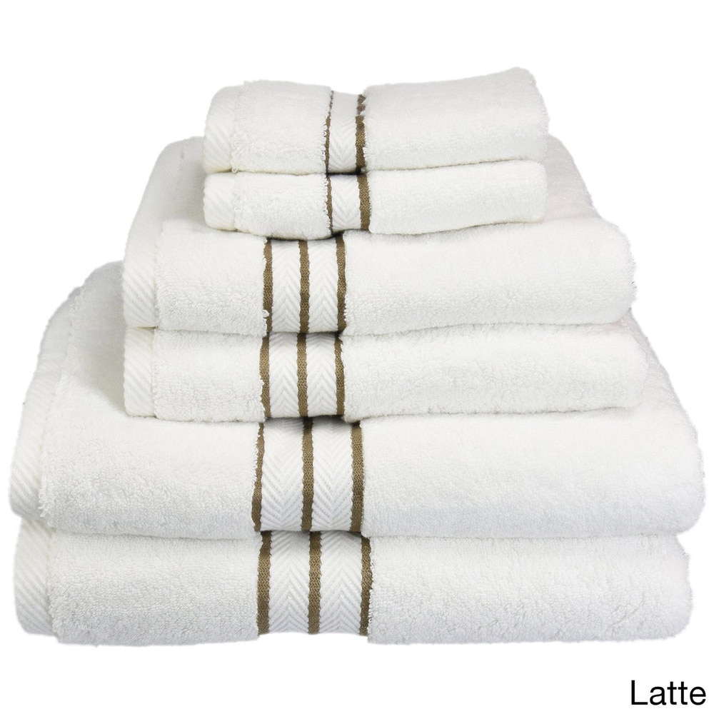 Superior Turkish Cotton 6 Piece Absorbent Heavyweight Towel Set - On Sale -  Bed Bath & Beyond - 9611436