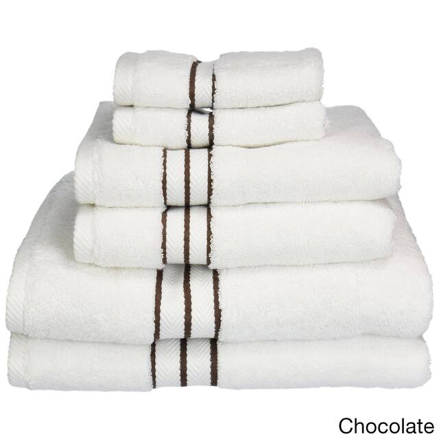 Turkish Cotton 6 Piece Absorbent Heavyweight Towel Set by Superior