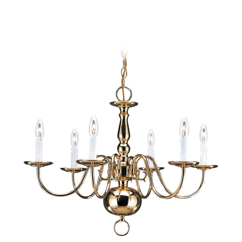 6-light Traditional Chandelier (Six-Light Chandelier) - Chandeliers For Bedrooms by Overstock.com