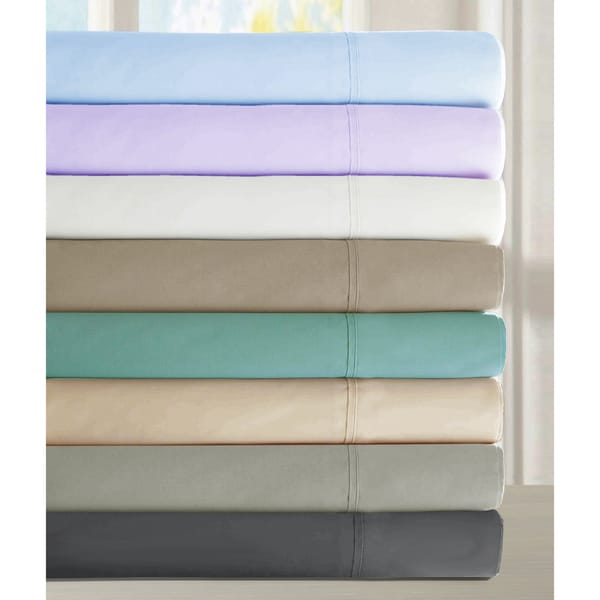 Luxury 300 Thread Count Cotton Deep Pocket Sheet Set (6 Pieces)