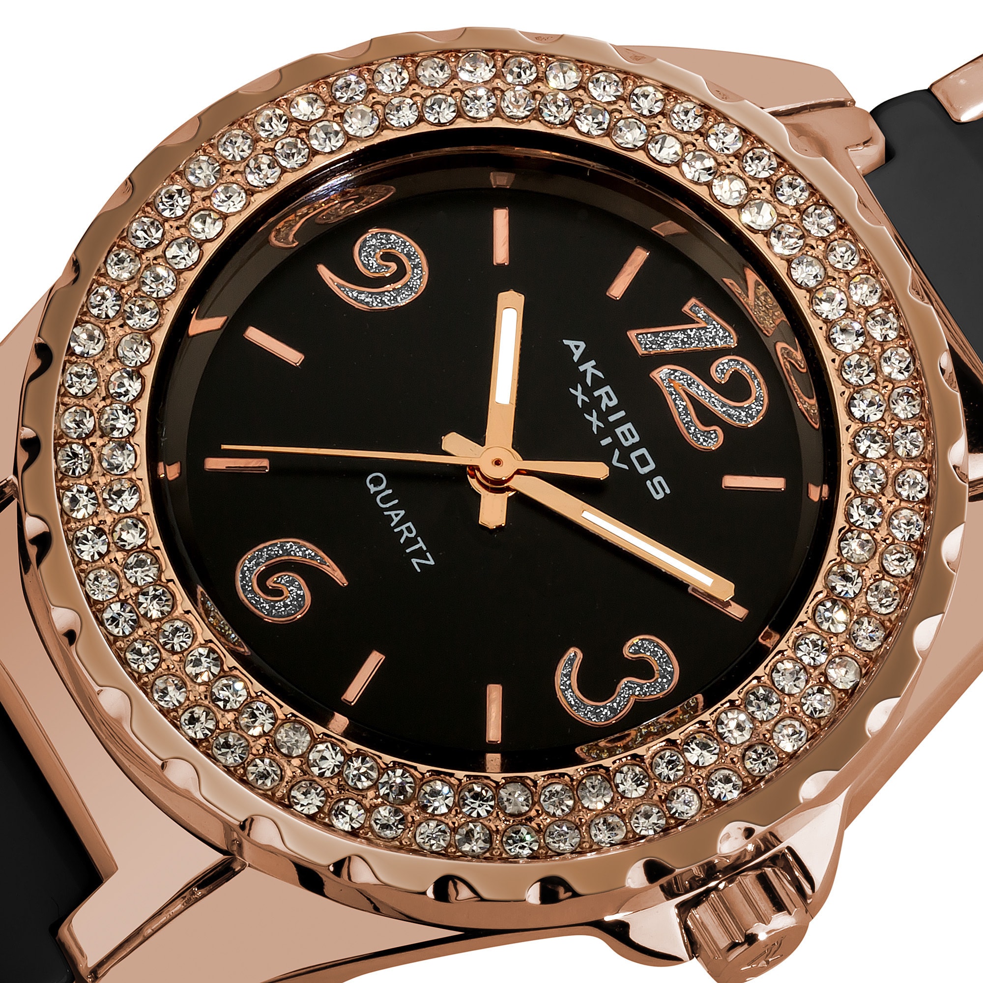 AKRIBOS XXIV CERAMIC WATCH Akribos Womens Watch 39mm White Ceramic Bracelet Crystal  main image 2