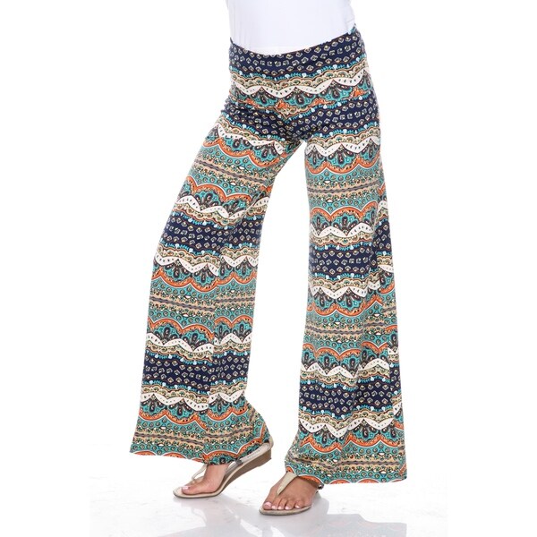 White Mark Women's 'Cool Dubai Nights' Palazzo Pants