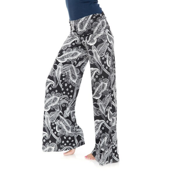 Shop White Mark Women's Bandana Print Palazzo Pants - On ...