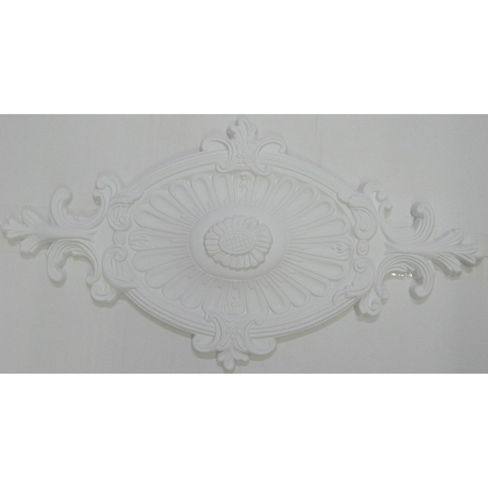 24 Inch Antique Design Oval Ceiling Medallion