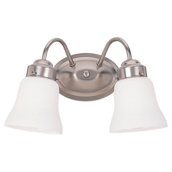 Woodbridge Lighting Anson 2 light Satin Nickel Bath Sconce