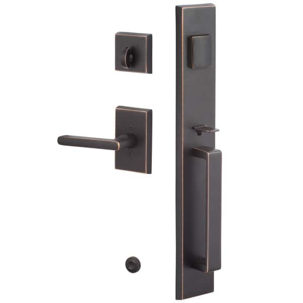 Shop Sure Loc Vail Front Door Vintage Oil Rubbed Bronze