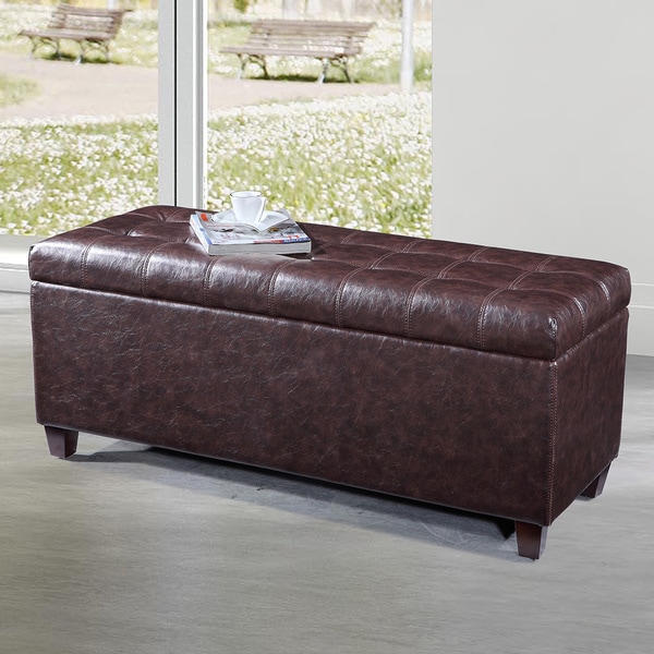 Royal Comfort Collection Luxury Storage Bench Ottoman