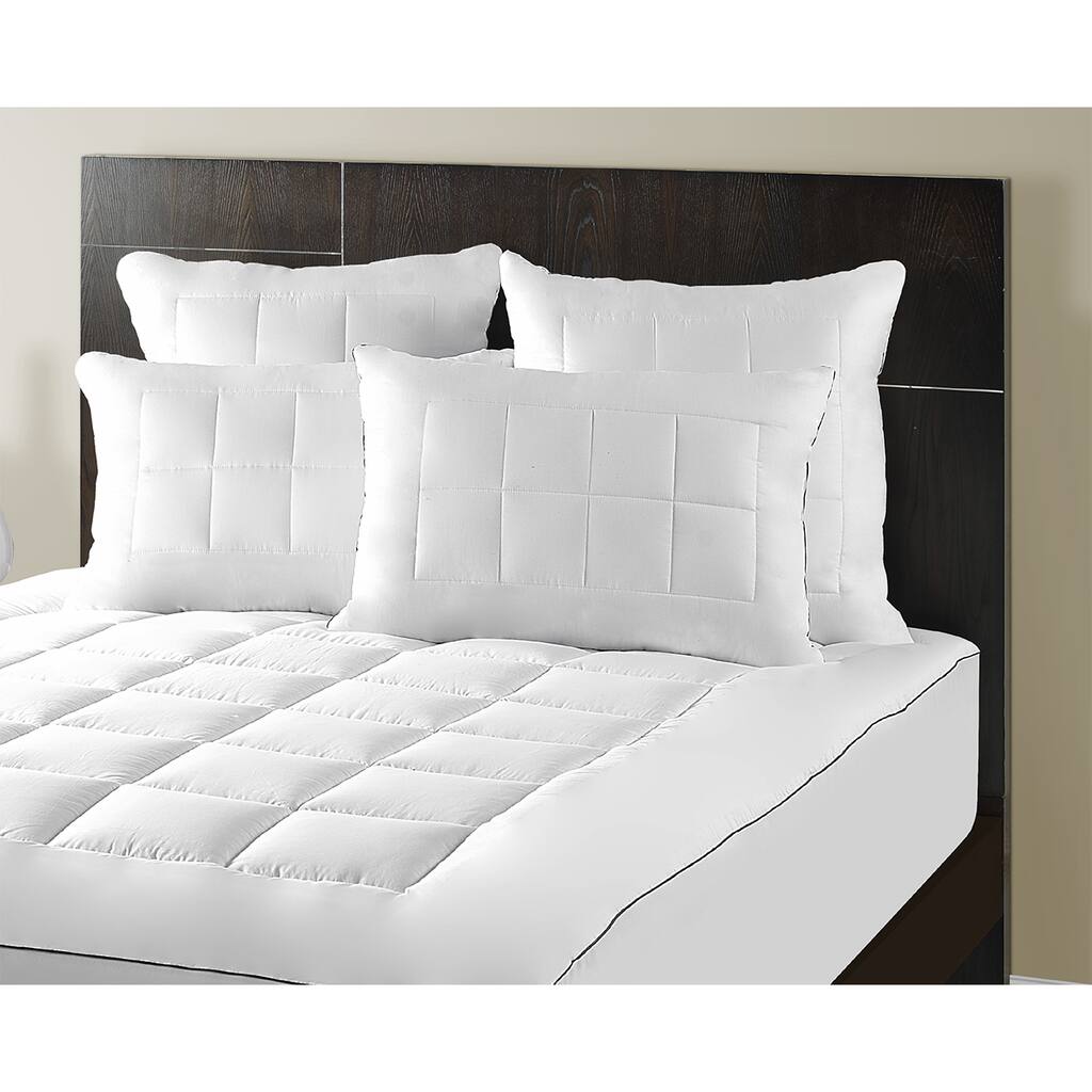 Maison Luxe Ultimate Comfort & Support Luxury Pillowtop Mattress Pad
