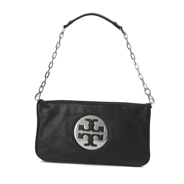 tory burch clutch silver