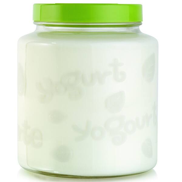 Euro Cuisine 8 Glass Jars with Lid for Euro Cuisine Yogurt Maker