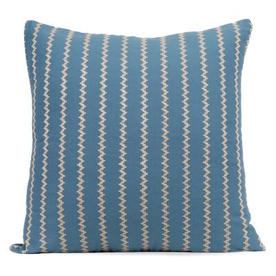 Vibrant Feather-filled Decorative Pillow