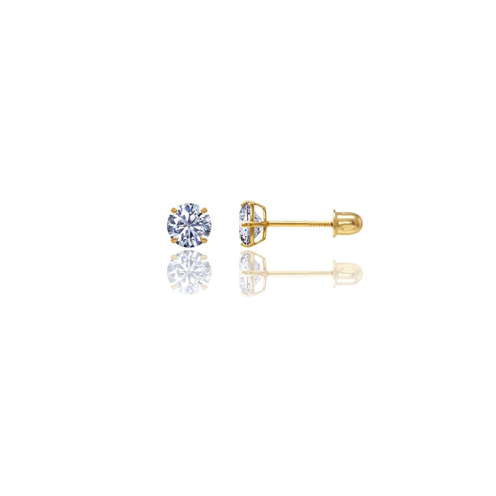 Round Ball Loop Earring Studs Stainless Steel Inc Backs 3-6mm 10 092 5 Pairs