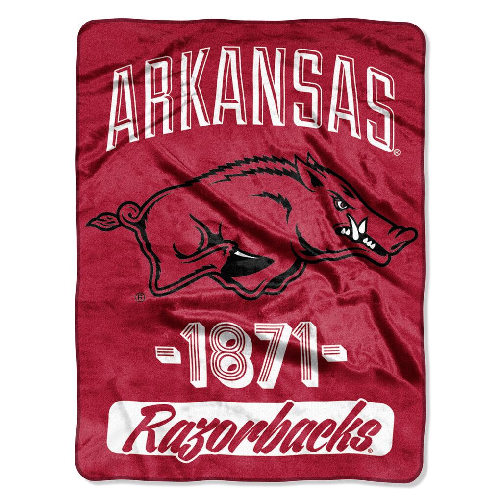 NCAA Arkansas College Varsity Micro Throw Blanket