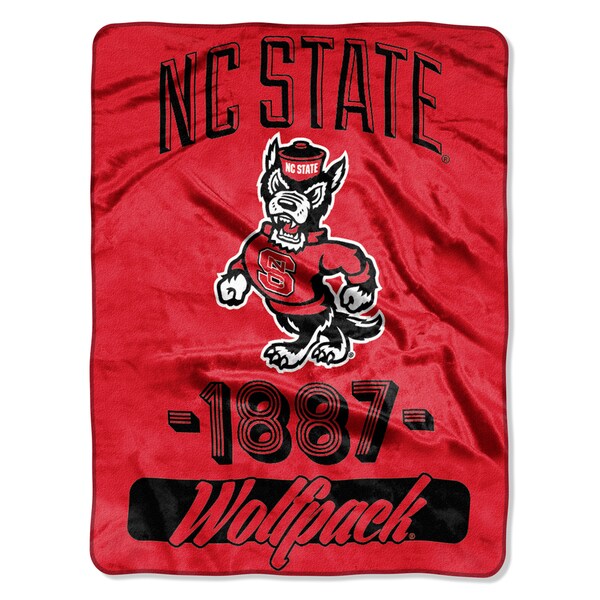 NCAA NC Wolfpack State College Varsity Micro Throw Blanket