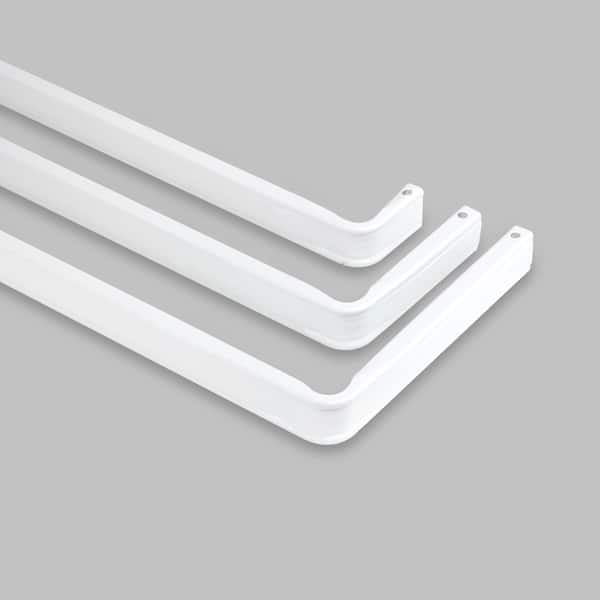 Shop Instyledesign Lockseam Triple Curtain Rod Free Shipping On