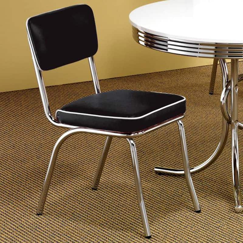 Monticello Nostalgic Bistro Chrome 5-piece Dining Set