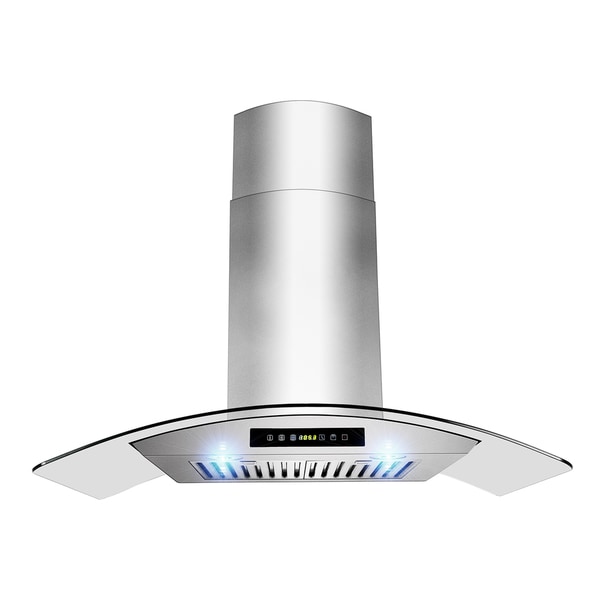 Golden Vantage Stainless Steel Wall Mount Range Hood - Gold