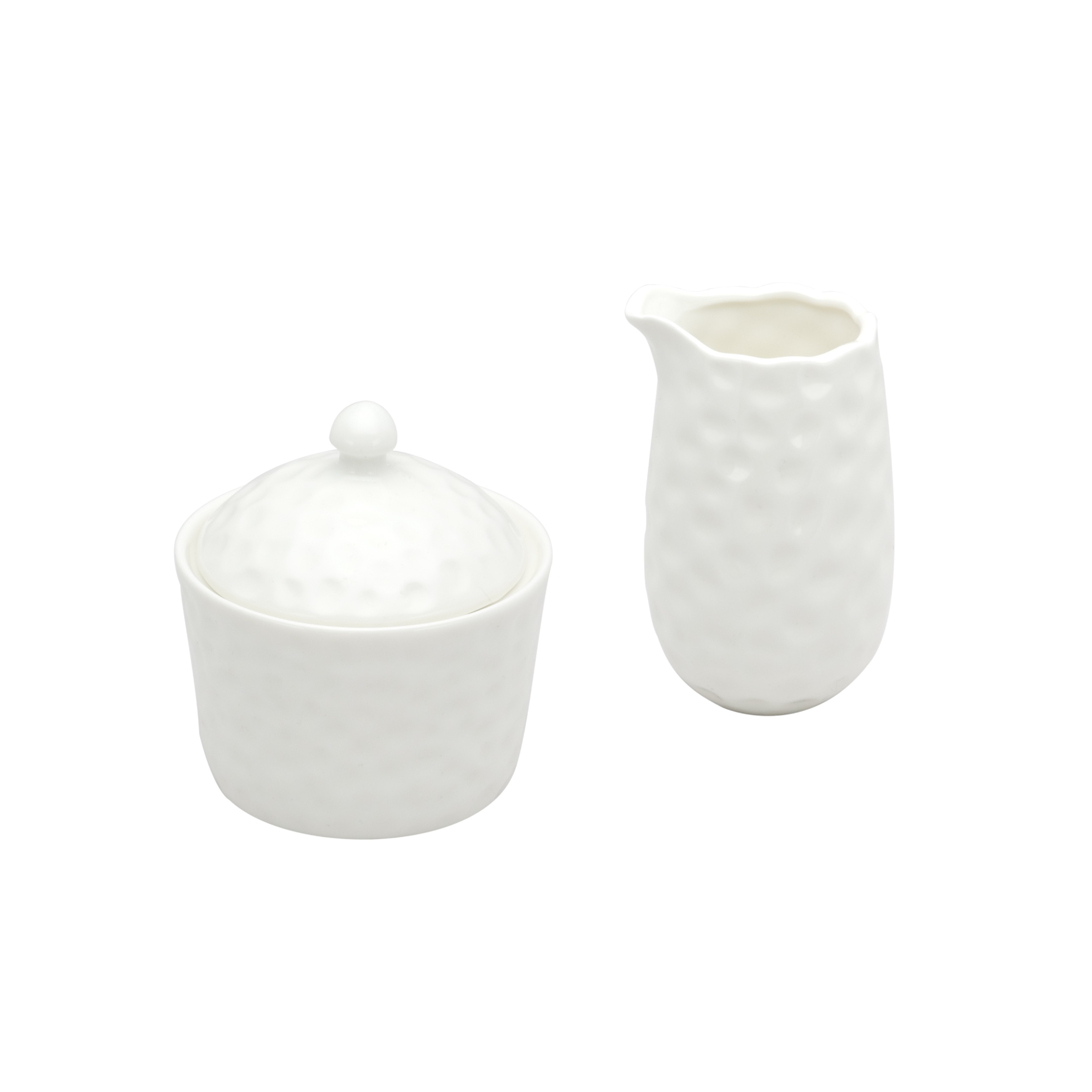 Red Vanilla Marble Covered Sugar Bowl/ Creamer Set