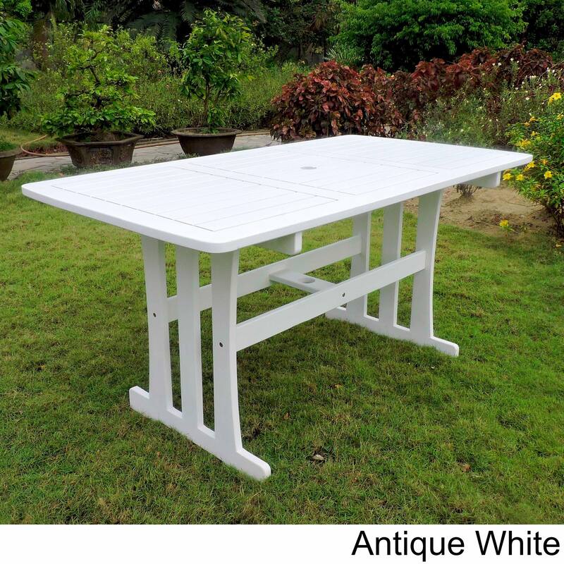 Royal Fiji Rectangular Dining Table - Antique White
