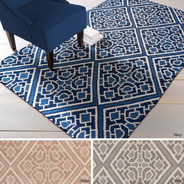 Hand-woven Brierley Reversible Wool Area Rug