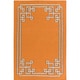 preview thumbnail 31 of 37, Hand-woven Omar Reversible Wool Area Rug (8' x 11') Orange - 8' x 11' - Rectangle