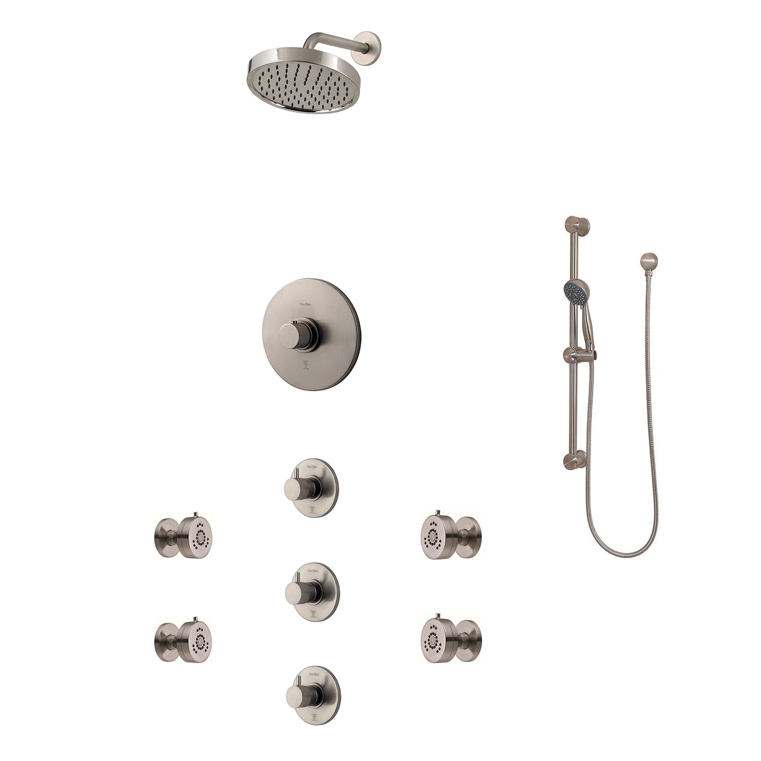 Pfister Multi directional Raincan Shower Head Set   Shopping