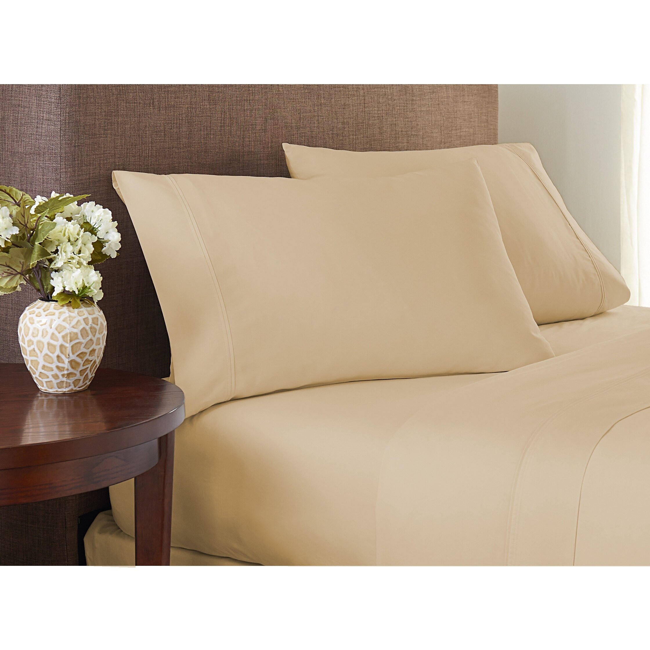 Color Sense 400 Thread Count Cotton Sheet Set Cool Crisp Ebay Color Sense 400 Thread Count Cotton Sheet Set