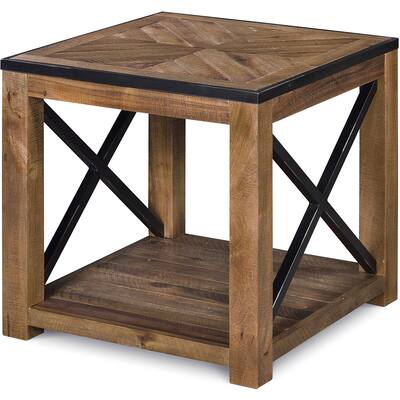 Penderton Rustic Natural Sienna Rectangular End Table