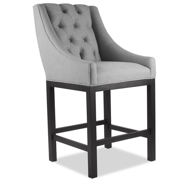 Alexa Premium Linen Barstool - Free Shipping Today - Overstock.com ... - Alexa Premium Linen Barstool