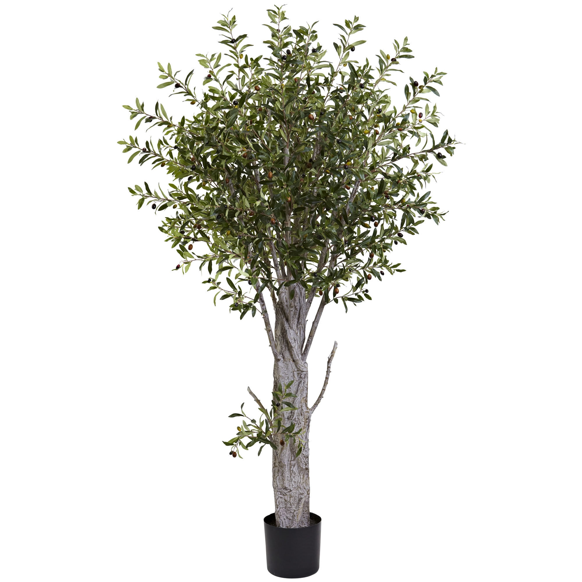 Nearly Natural Olive Silk Tree - 6'