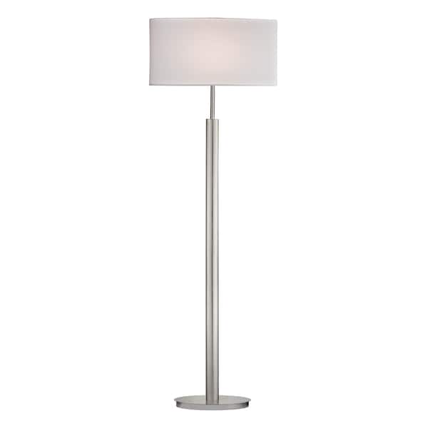 Dimond Port Elizabeth Singlelight Satin Nickel Floor Lamp Overstock