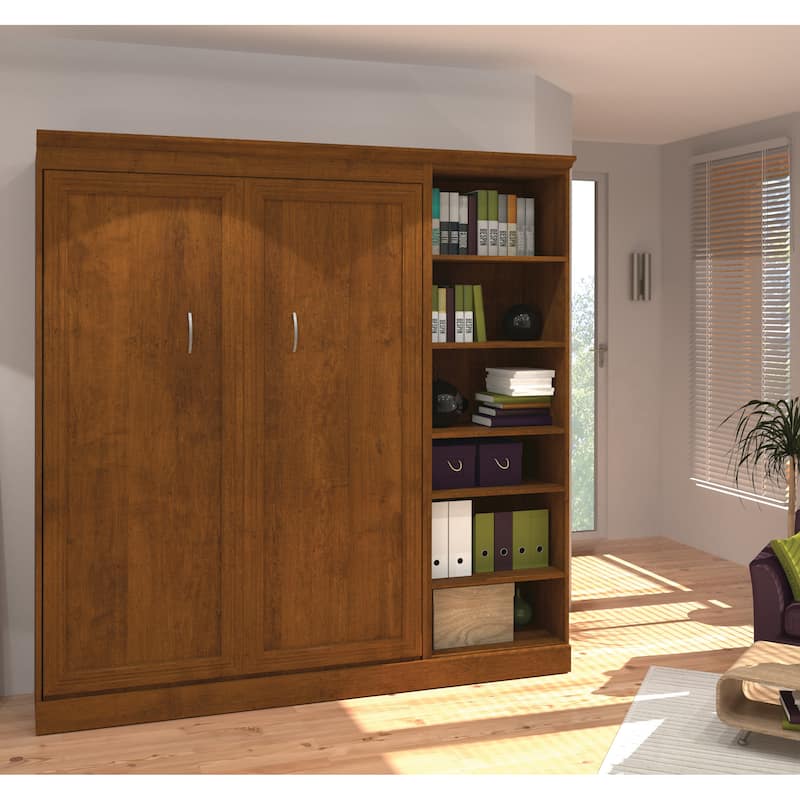 Versatile Full Murphy Bed and Closet Organizer (84W) by Bestar