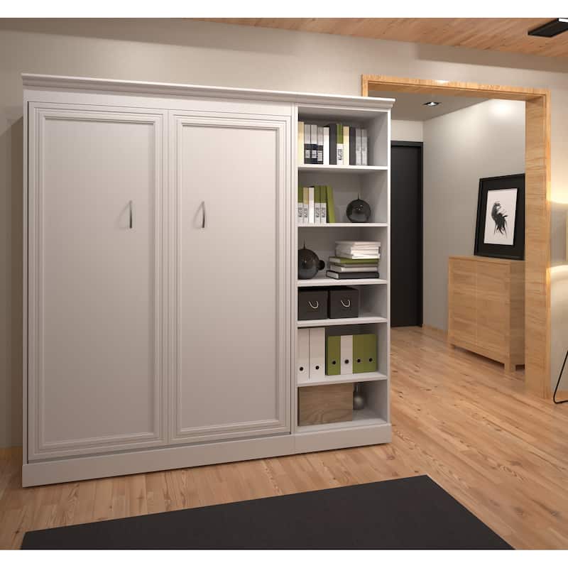 Versatile Full Murphy Bed and Closet Organizer (84W) by Bestar