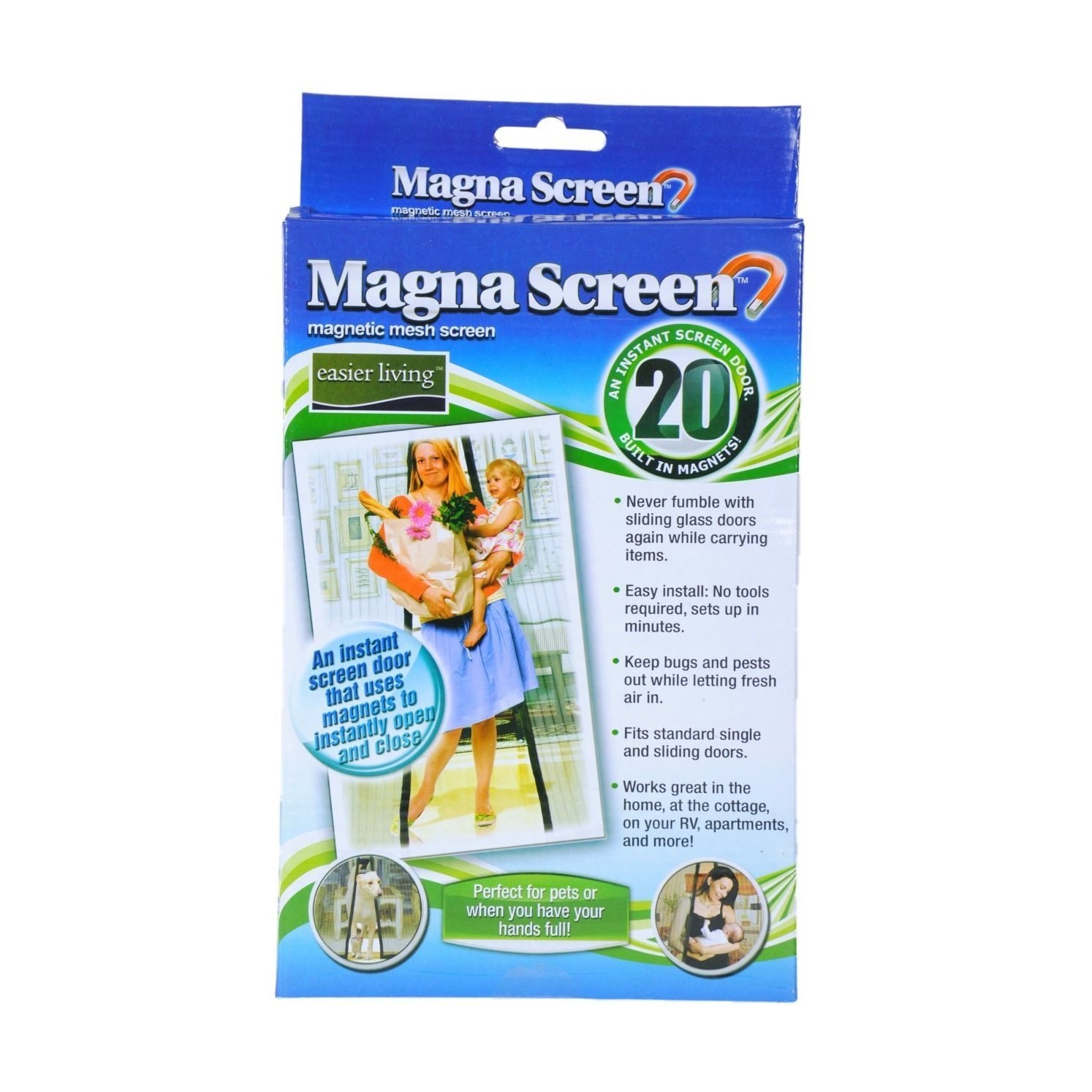Shop As Seen On Tv Magna Screen Magnetic Mesh Screen An Instant