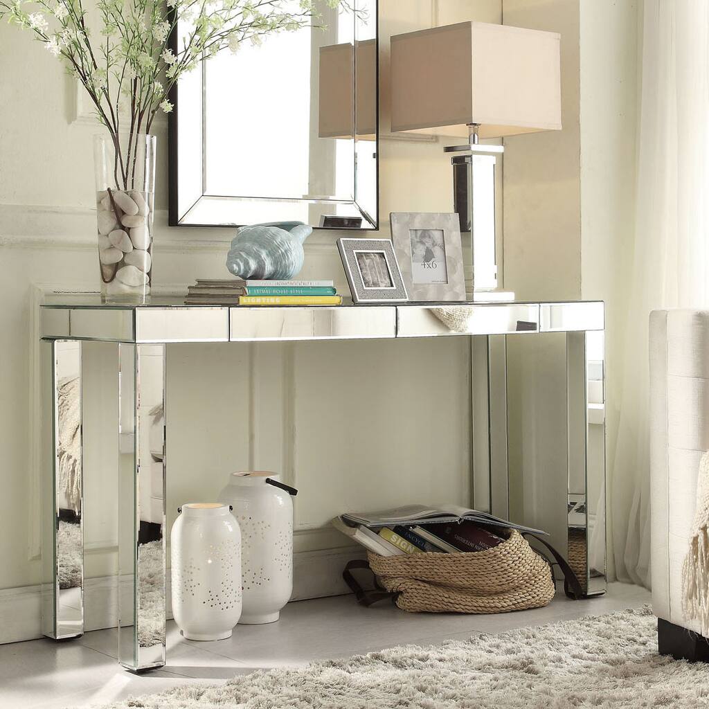 INSPIRE Q Fascual 2-drawer Mirrored Console Table