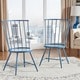 preview thumbnail 3 of 26, Truman High Back Metal and Wood Spindle Dining Chair (Set of 2) by iNSPIRE Q Modern
