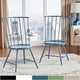 preview thumbnail 1 of 26, Truman High Back Metal and Wood Spindle Dining Chair (Set of 2) by iNSPIRE Q Modern