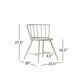 preview thumbnail 7 of 12, Truman Low Back Metal and Wood Spindle Dining Chair (Set of 2) by iNSPIRE Q Modern