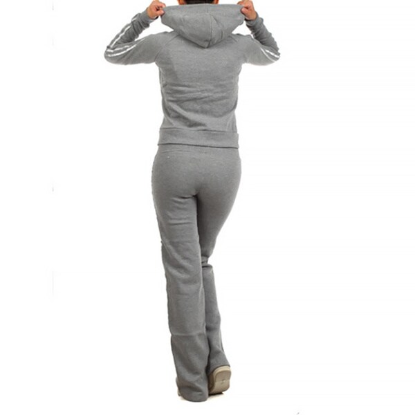 grey velour sweatsuit