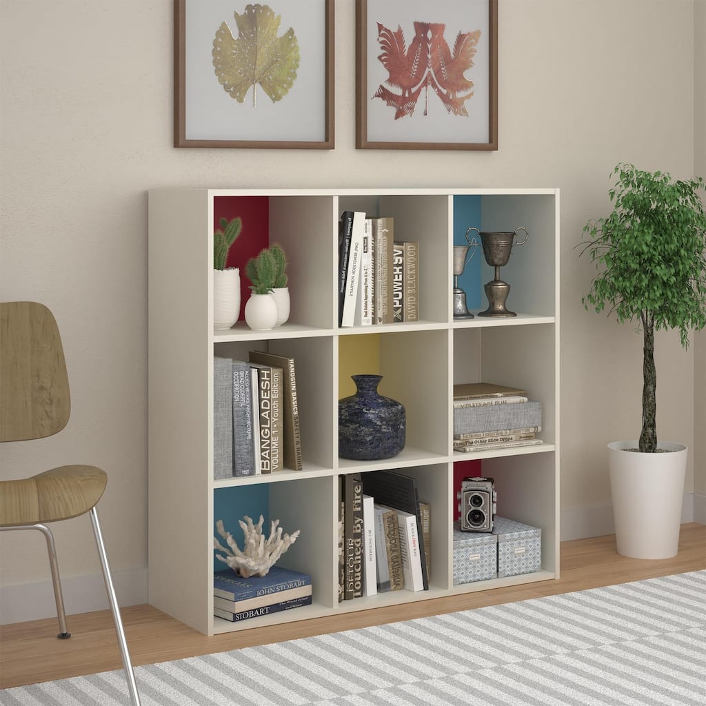 Altra Wink 9-cube Color Block Storage Bookcase