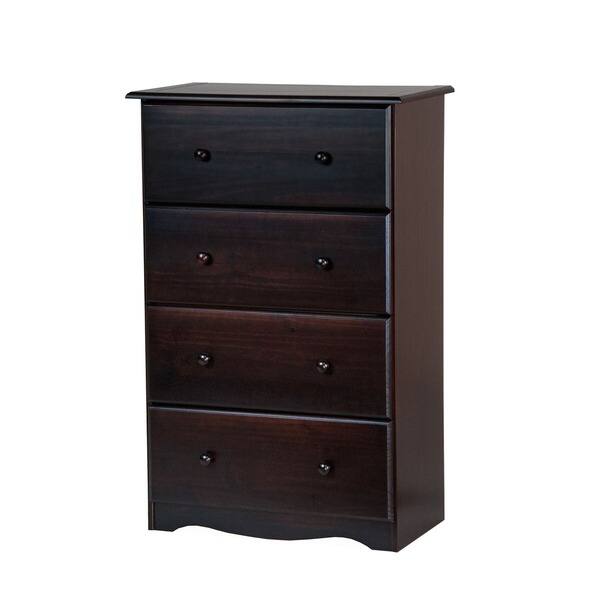 Shop Solid Wood 4 Super Jumbo Drawer Chest With Lock By Palace